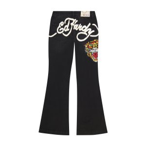 Tiger Head Slim Flare Jean